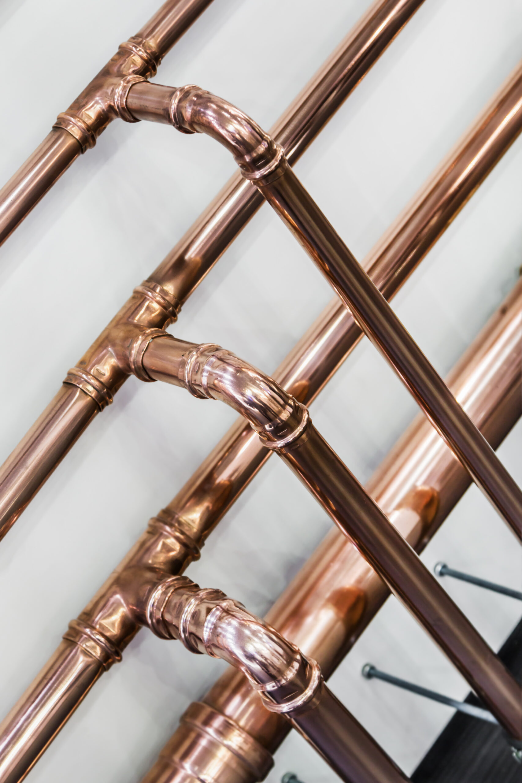 Burst copper pipe fix